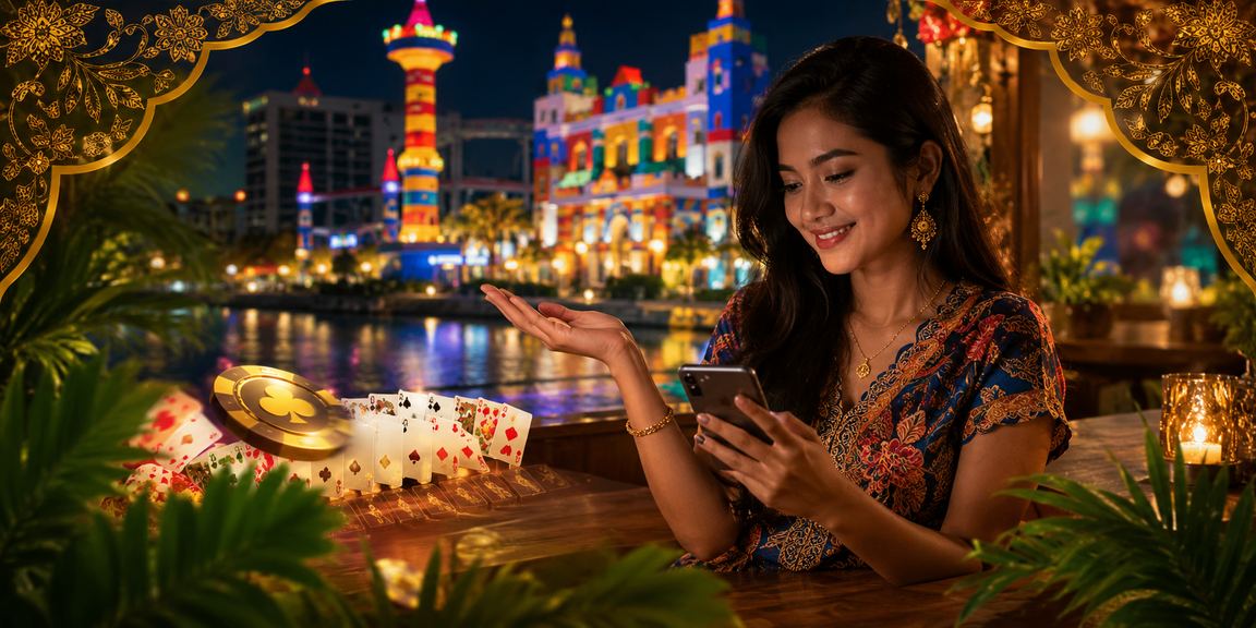 Permainan rummy berlatarkan motif batik Malaysia di bila2cuci